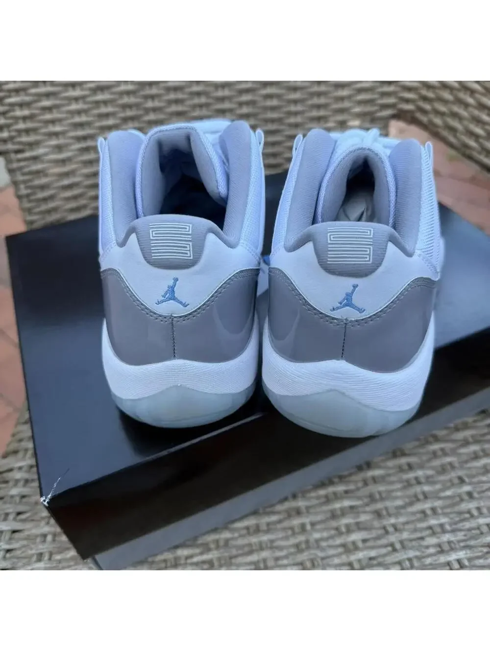 Jordan Men's White and Grey Trainer